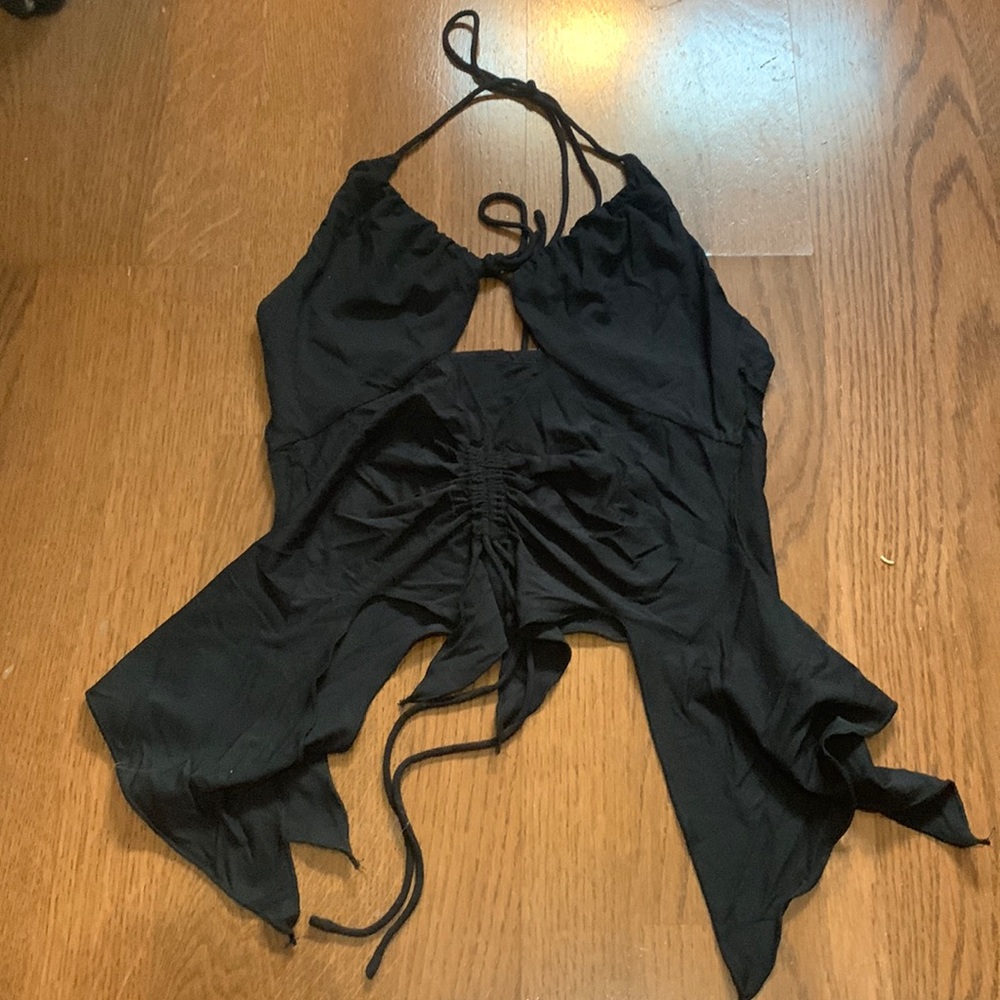 I AM GIA black tank top